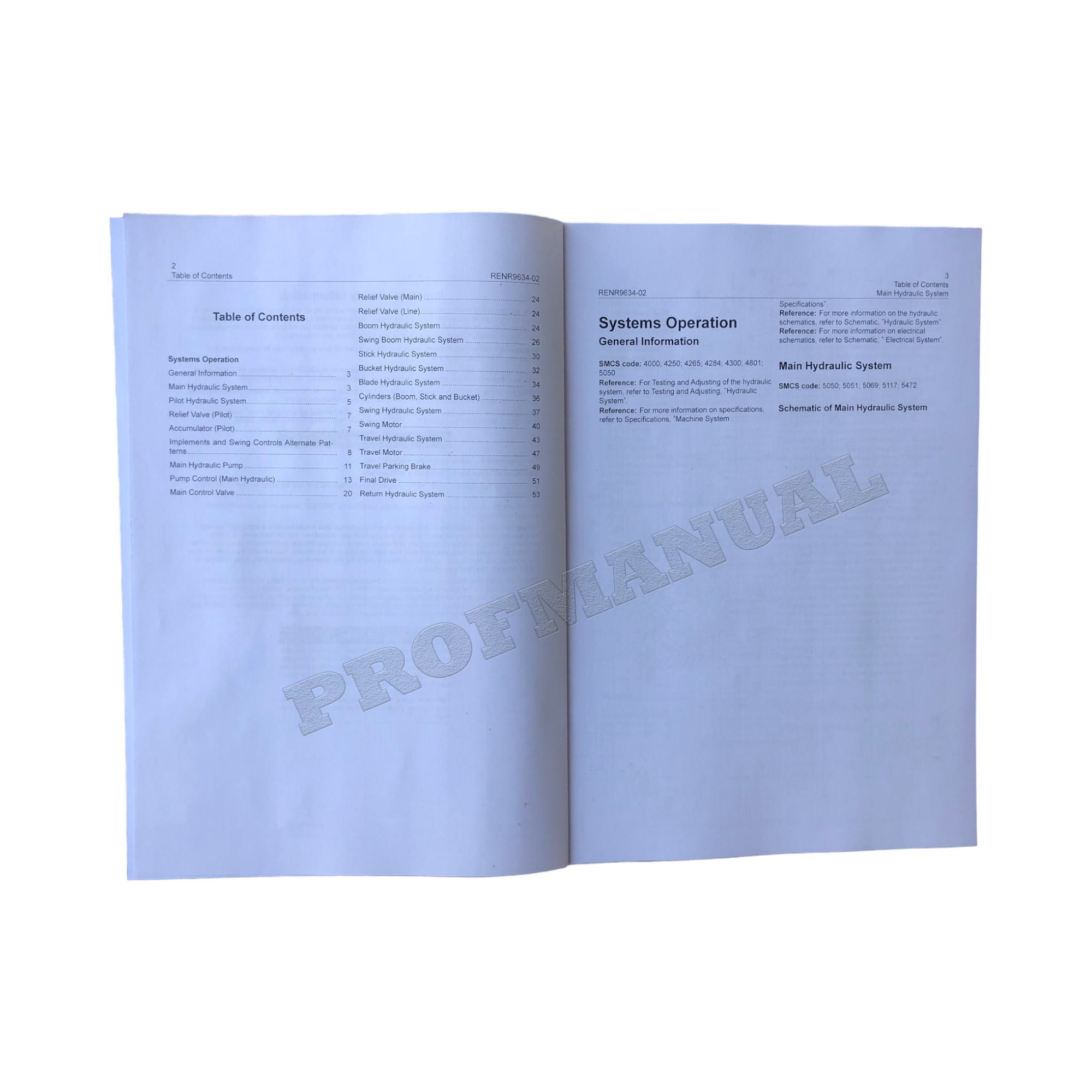 Manual de servicio de la excavadora Caterpillar 305C CONJUNTO COMPLETO N.º DE SERIE HWJ y SUPERIORES
