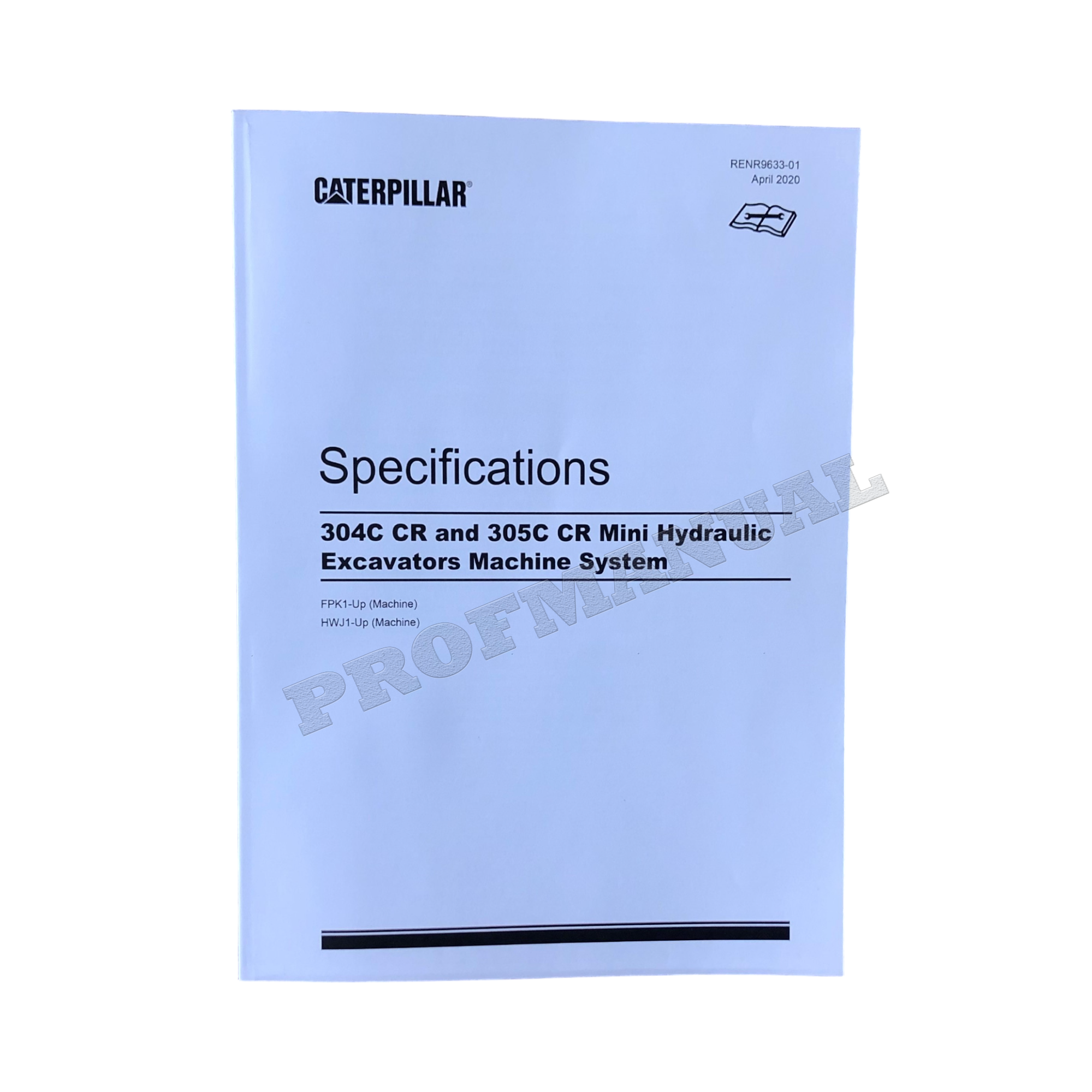 Manual de servicio de la excavadora Caterpillar 305C CONJUNTO COMPLETO N.º DE SERIE HWJ y SUPERIORES