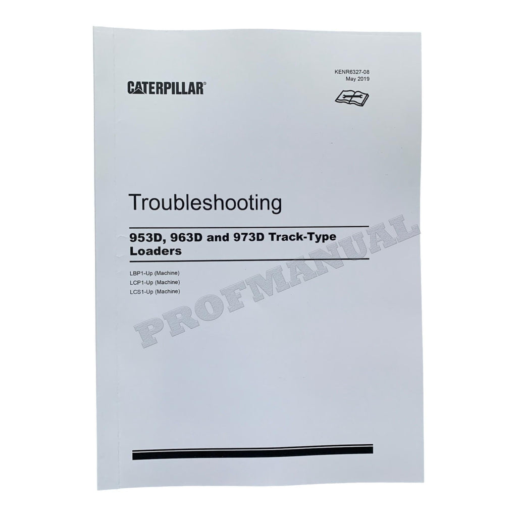 Caterpillar 953D Track Loader Full Service Manual *Send serial number
