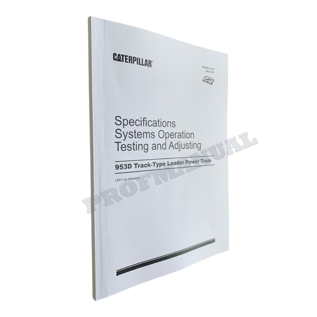 Caterpillar 953D Track Loader Full Service Manual *Send serial number