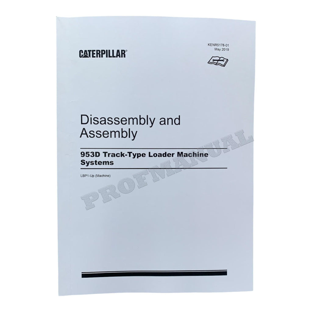 Caterpillar 953D Track Loader Full Service Manual *Send serial number