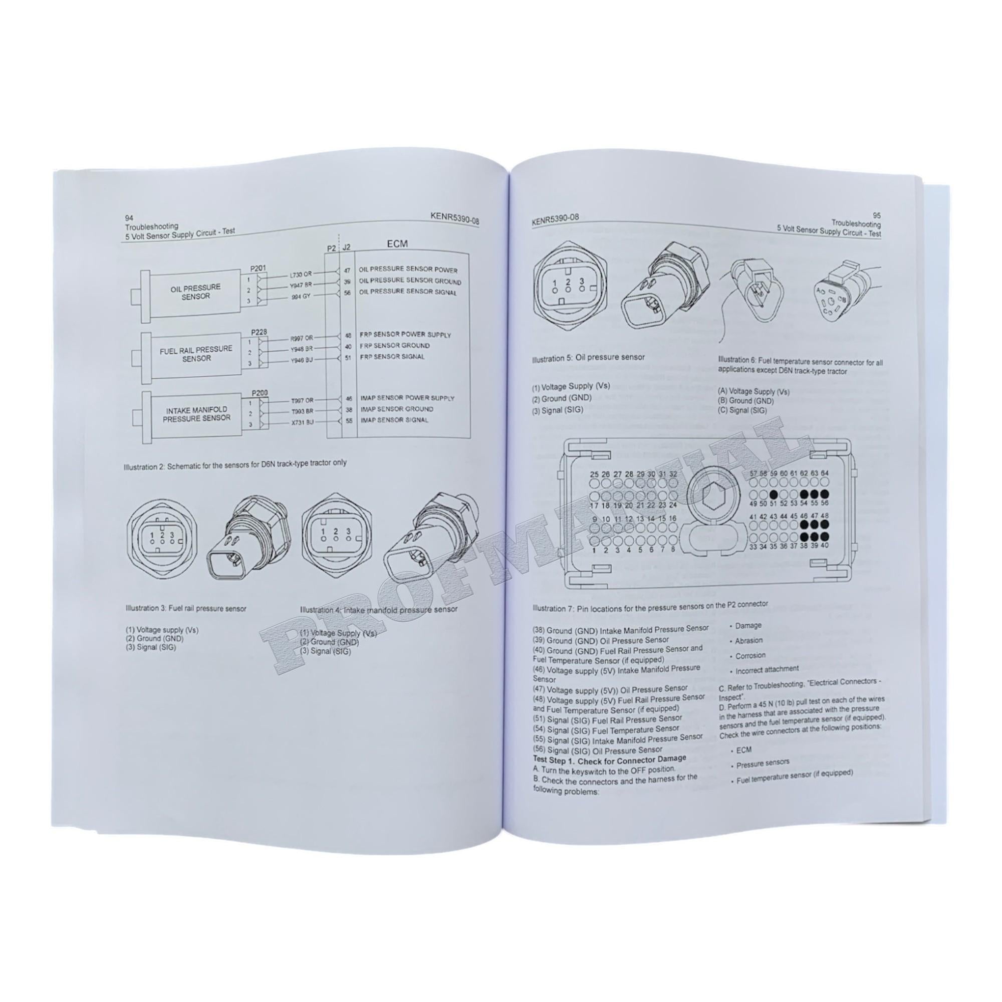 Caterpillar C4.4 C6.6 Engine Loader Disassem Assem System Operat Test Adjust Manual