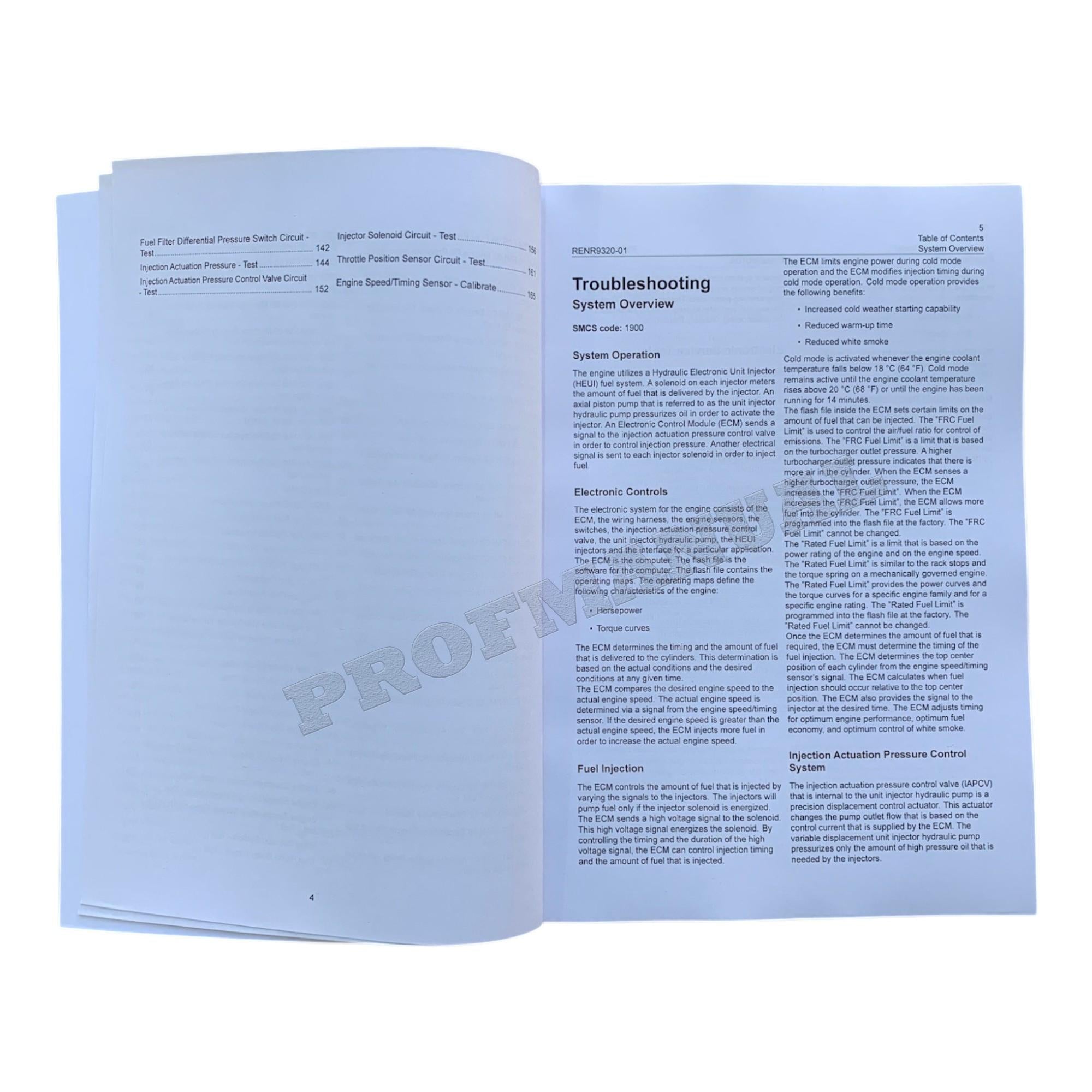 Caterpillar C7 Engine Skidder Disassem Assem Test Adjust Manual SET 5 BOOKS