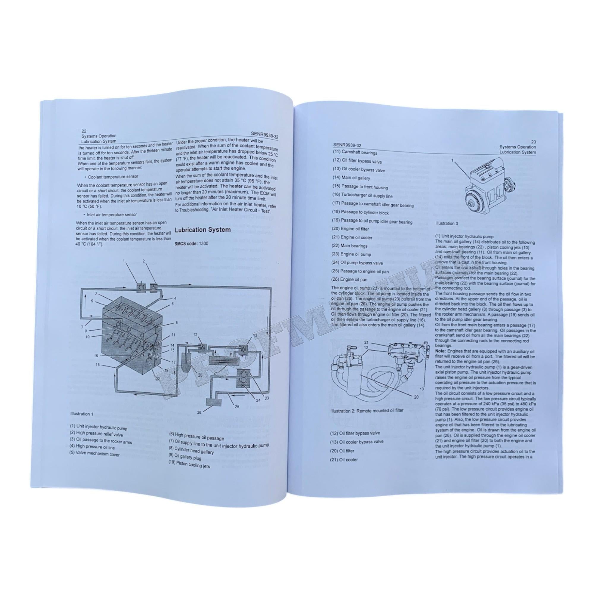 Caterpillar C7 Engine Skidder Disassem Assem Test Adjust Manual SET 5 BOOKS