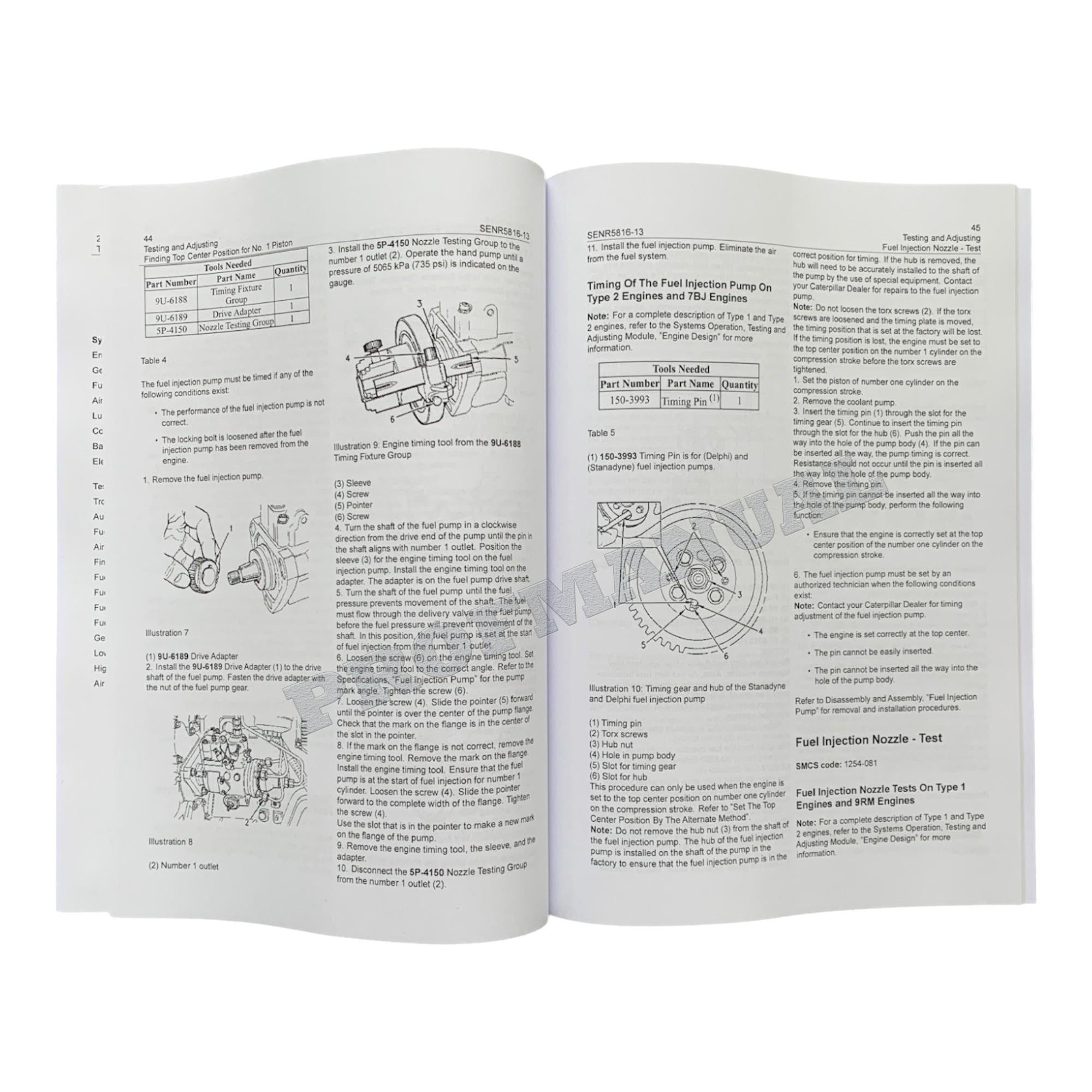 Caterpillar TH350B TH355B TH360B TH460B TH560B TELEHANDLER Full Service Manual