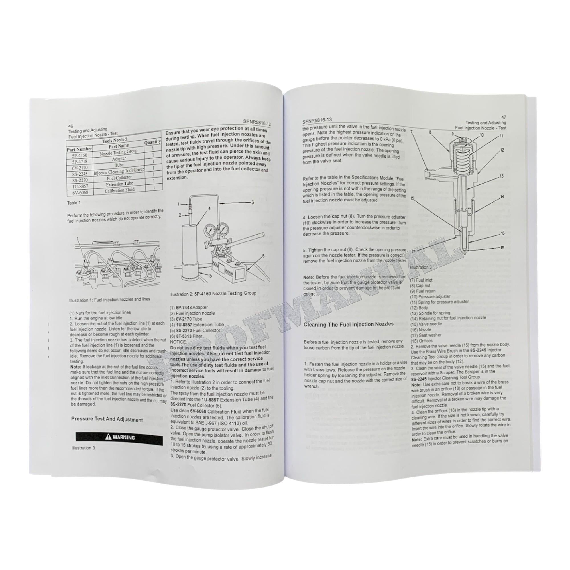 Caterpillar TH350B TH355B TH360B TH460B TH560B TELEHANDLER Full Service Manual