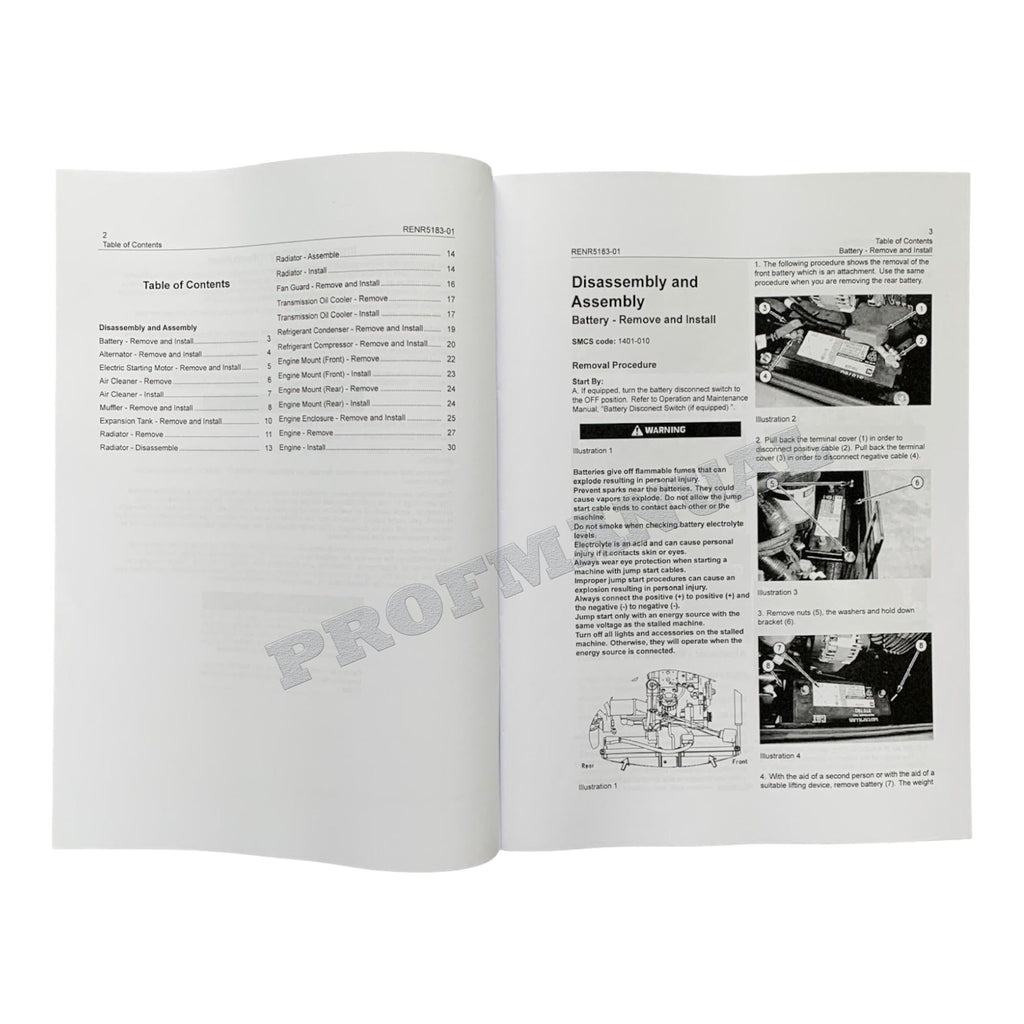 Caterpillar TH350B TH355B TH360B TH460B TH560B TELEHANDLER Full Service Manual