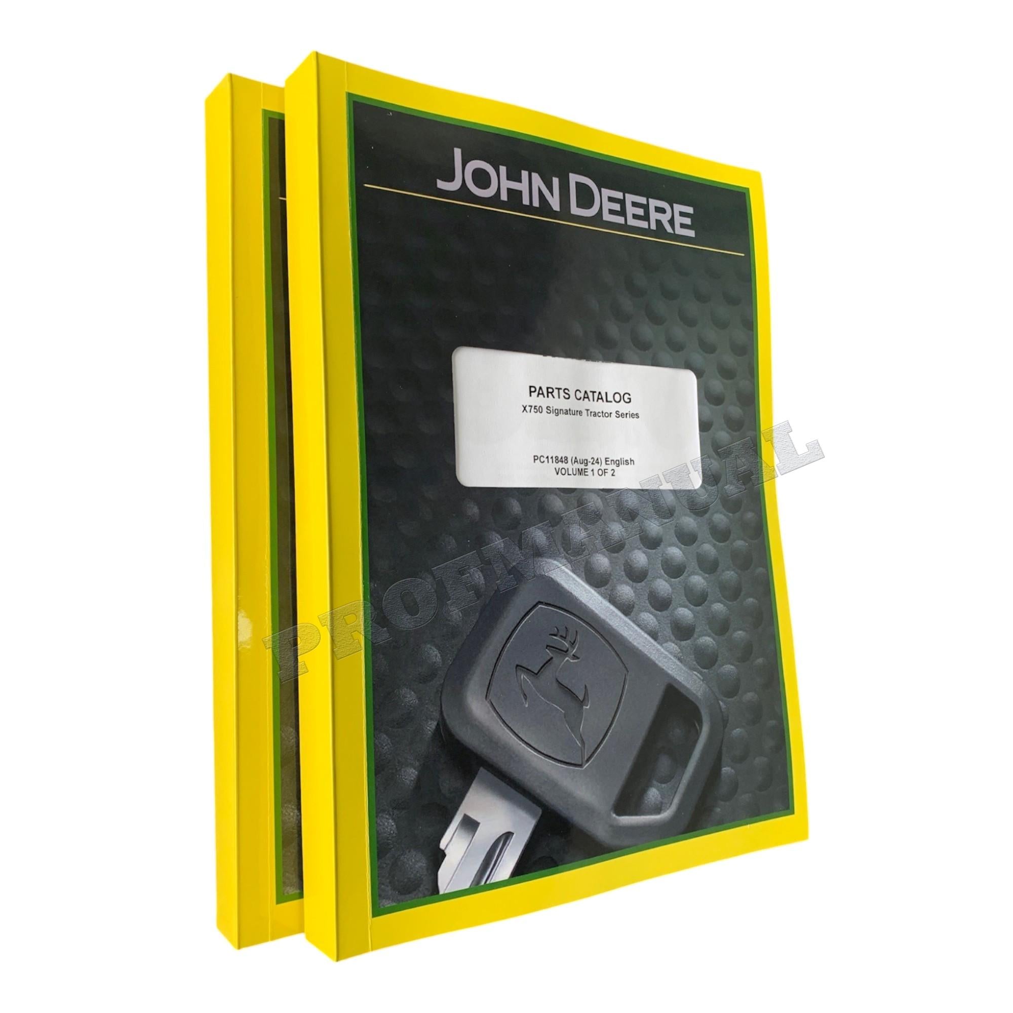 CATÁLOGO DE PIEZAS DEL TRACTOR JOHN DEERE SERIE X750 + ¡BONIFICACIÓN!