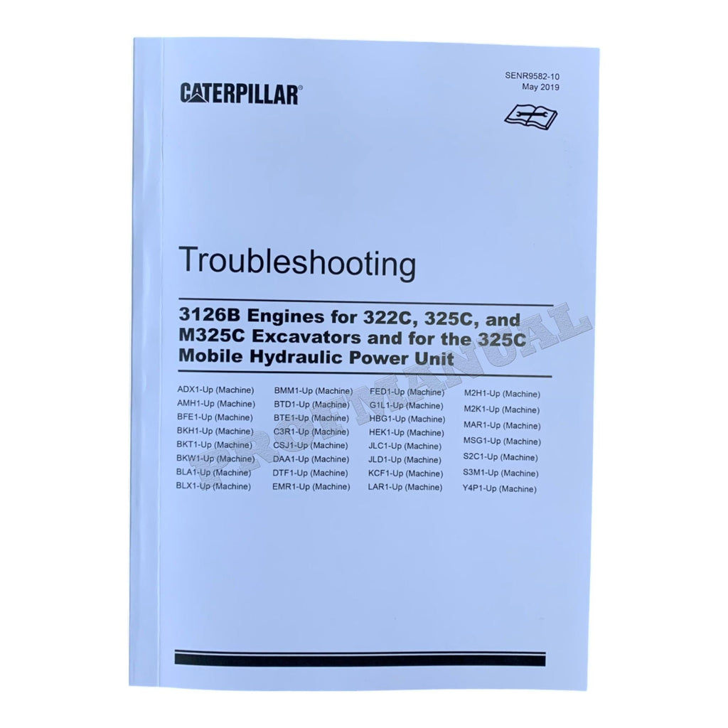 Manual de servicio completo del motor Caterpillar 3126B SNBFE 1-UP *Enviar número de serie