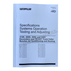 Caterpillar 325C Excavator Full Service Manual 20 books S.N.BFE 1-UP  *Send serial number