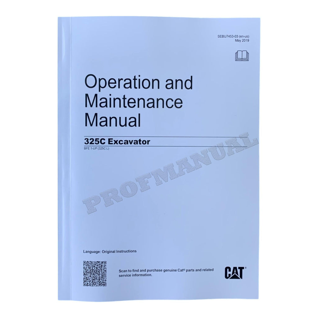 Caterpillar 325C Excavator Full Service Manual 20 books S.N.BFE 1-UP  *Send serial number