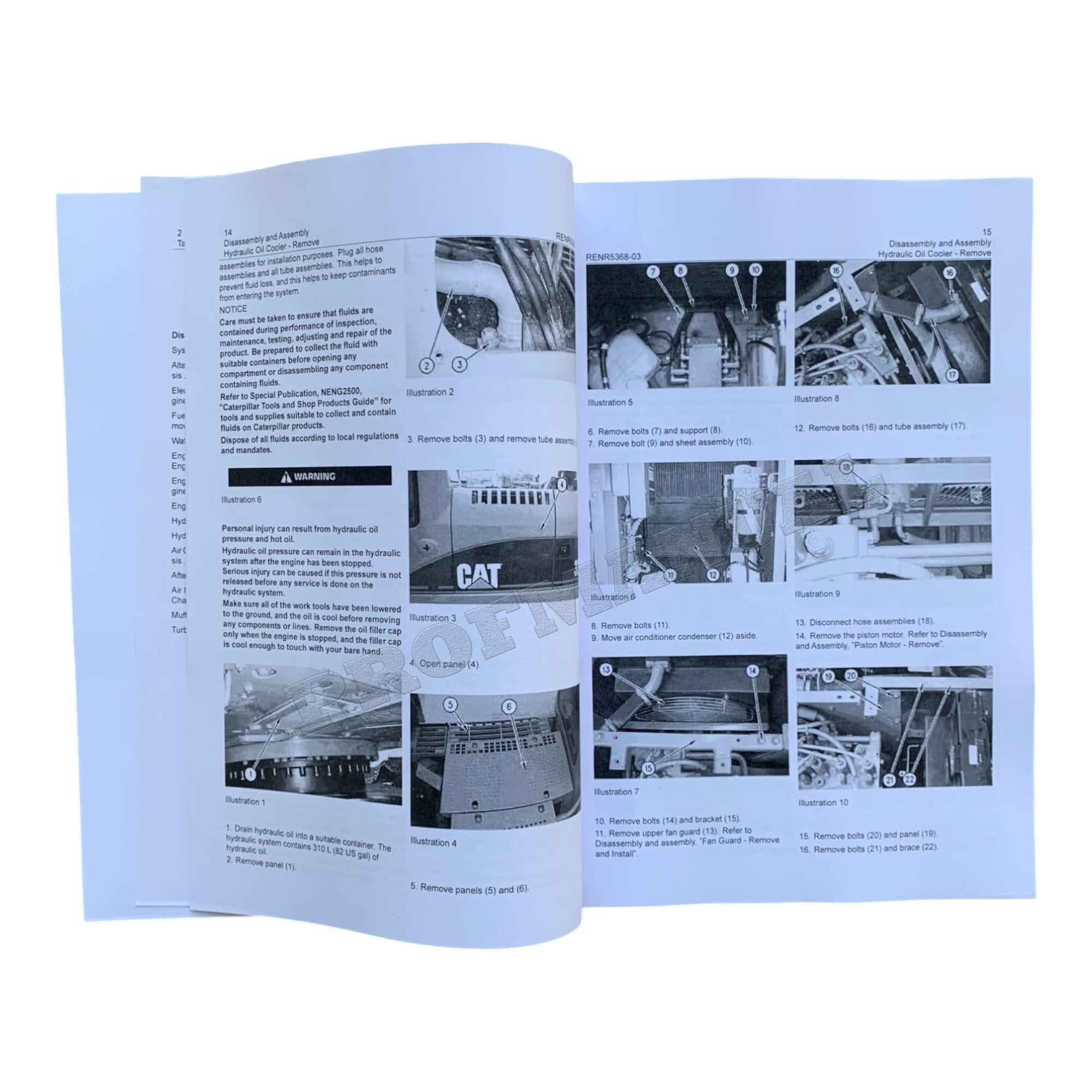 Manual de servicio completo del motor Caterpillar 3126B SNBFE 1-UP *Enviar número de serie