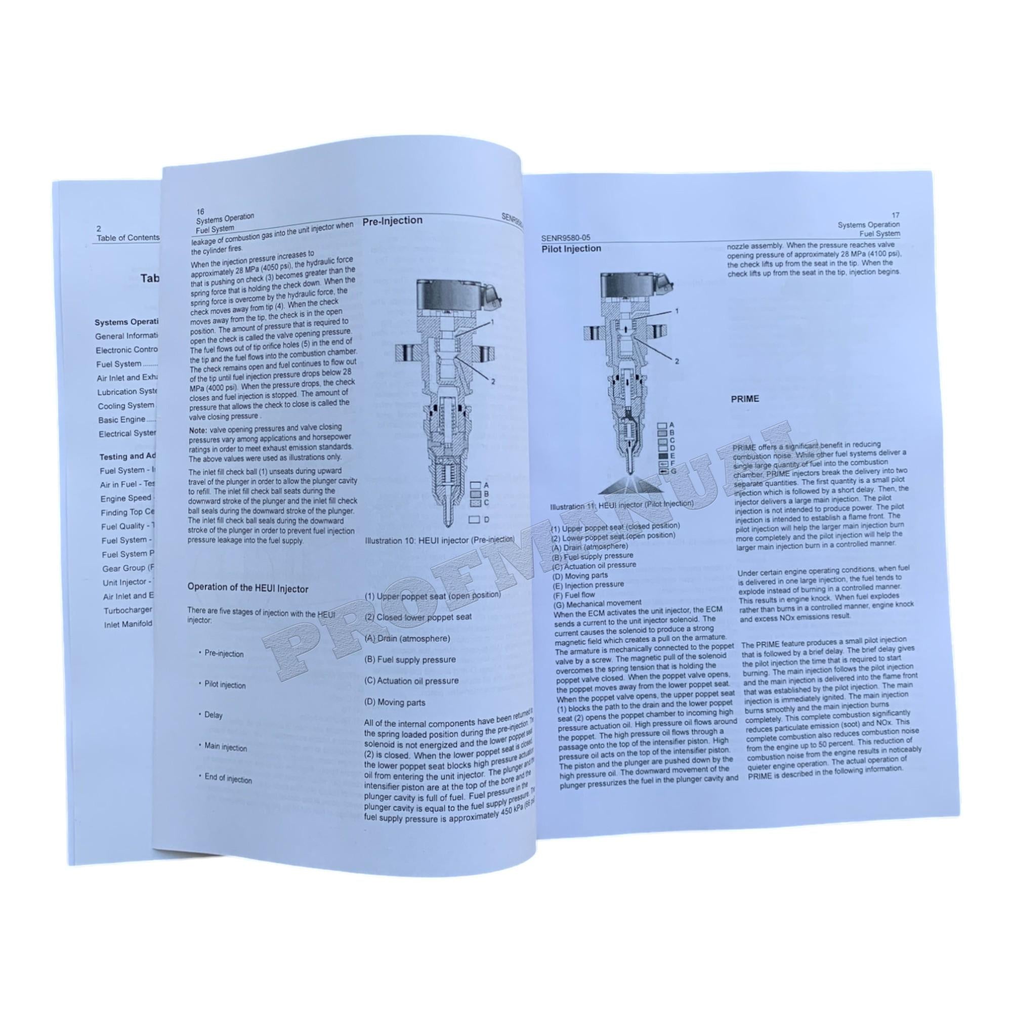 Manual de servicio completo del motor Caterpillar 3126B SNBFE 1-UP *Enviar número de serie