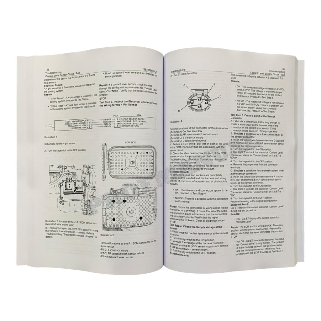 Caterpillar C15 ACERT Engine Full Service Manual BXS1-UP *Send serial number