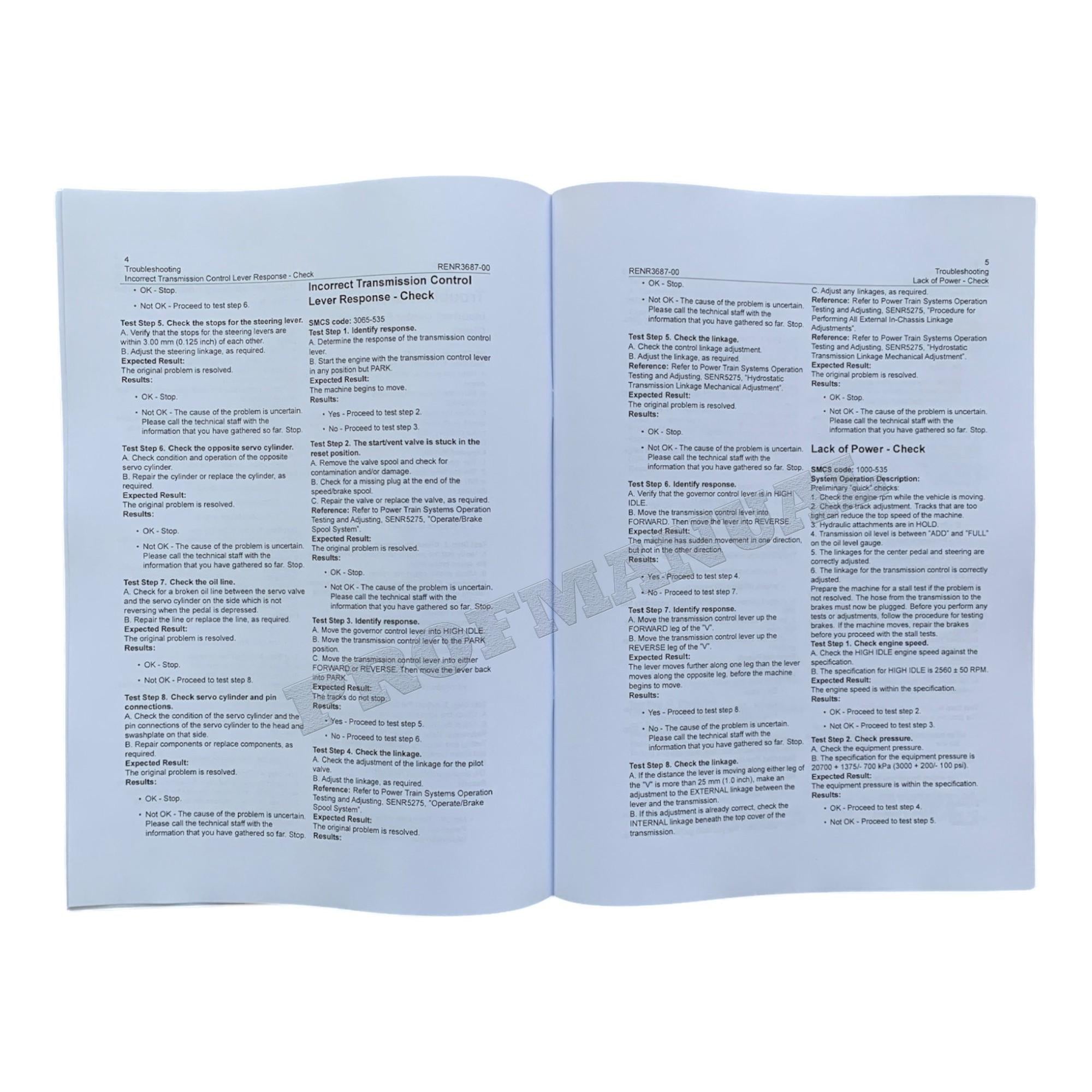 Caterpillar 953B Track-Type Loader Full Service Manual *Send serial number