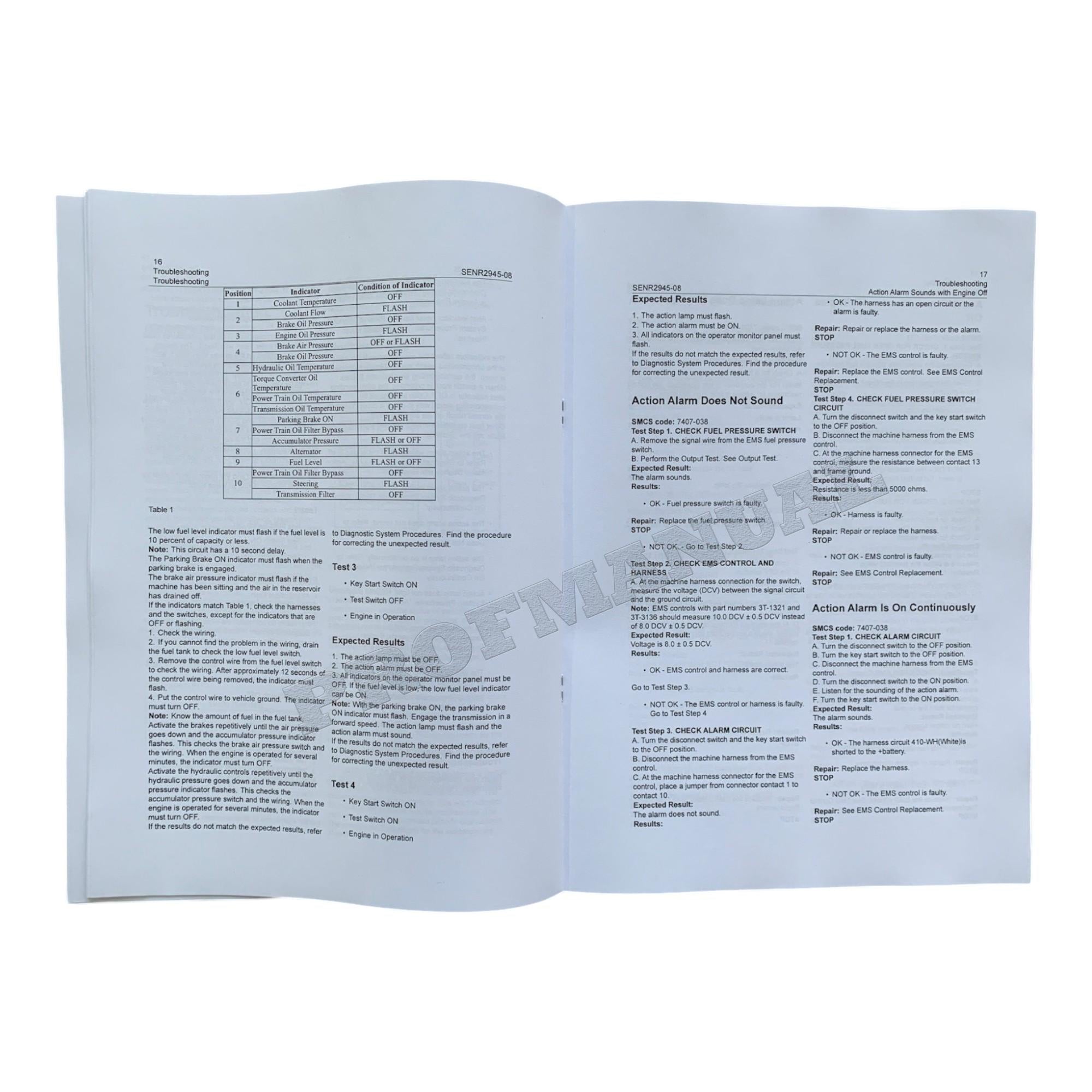 Caterpillar 953B Track-Type Loader Full Service Manual *Send serial number