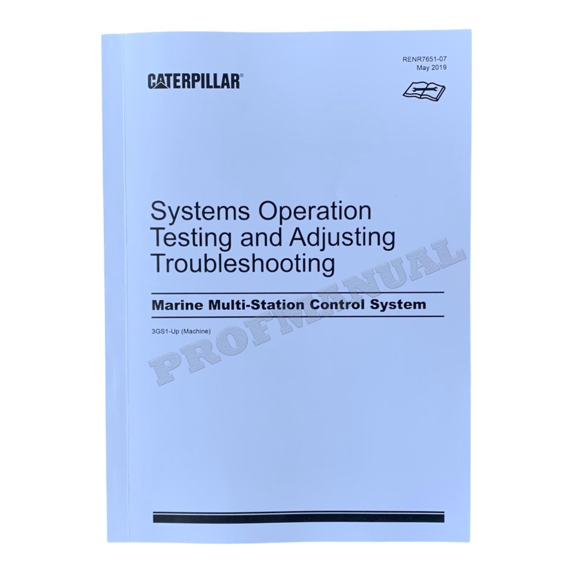 Manual de servicio completo del motor marino Caterpillar 3126B 16 libros *Enviar número de serie