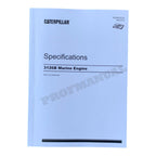 Manual de servicio completo del motor marino Caterpillar 3126B 16 libros *Enviar número de serie