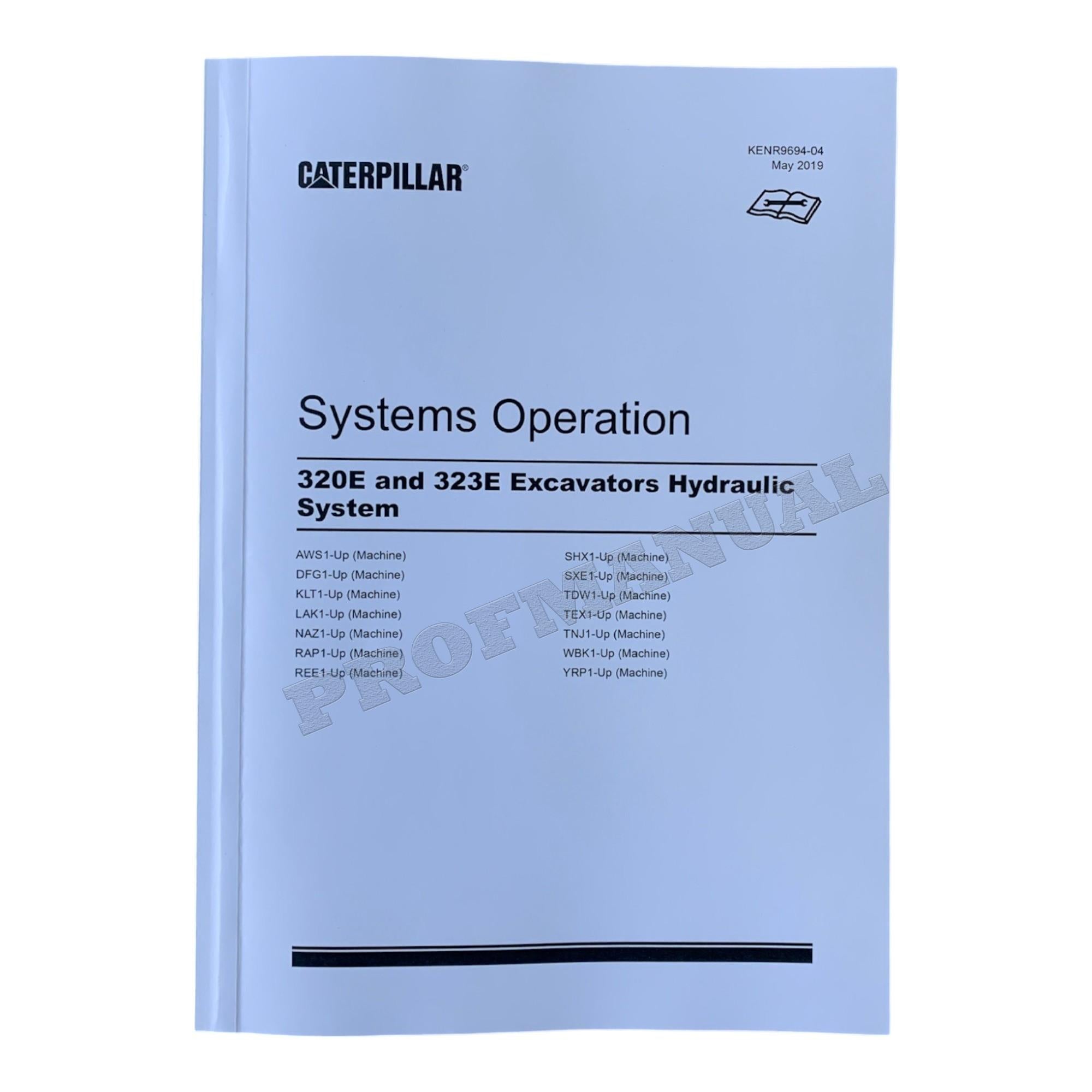 Caterpillar 320E 323E Hydraulic Excavator Full Service Manual