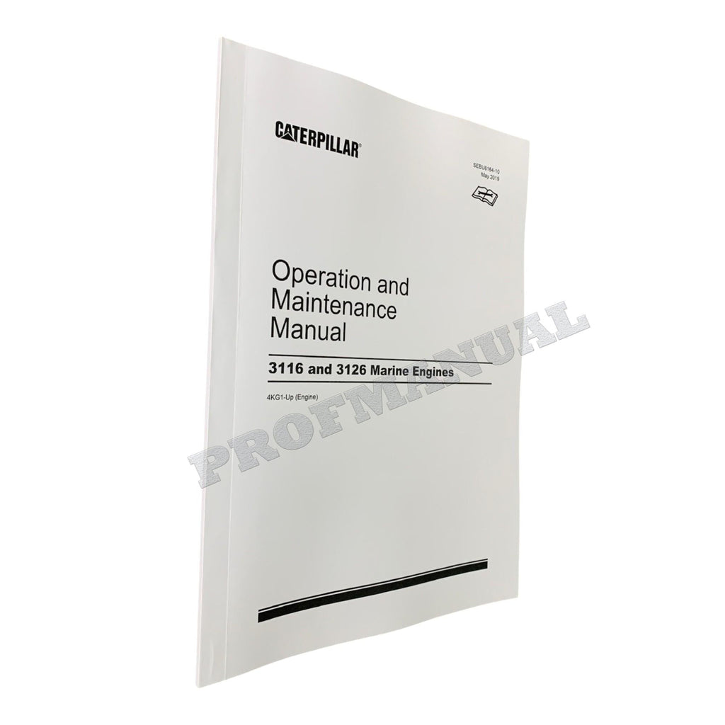 Manual de servicio completo del motor marino Caterpillar 3116 3126 *Enviar número de serie