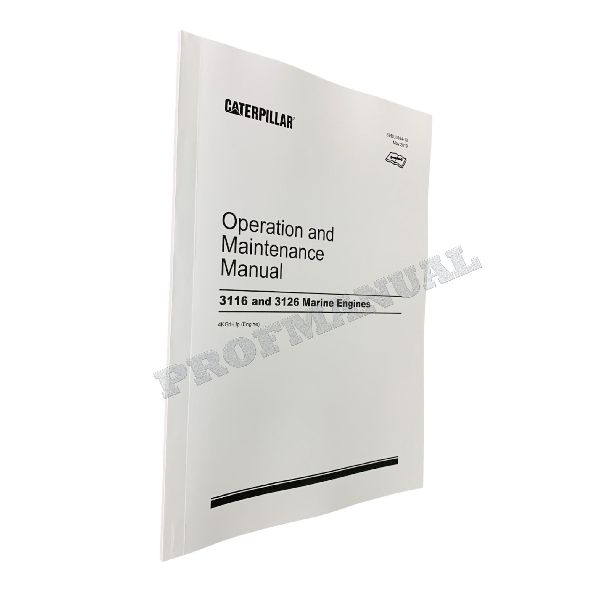 Manual de servicio completo del motor marino Caterpillar 3116 3126 *Enviar número de serie