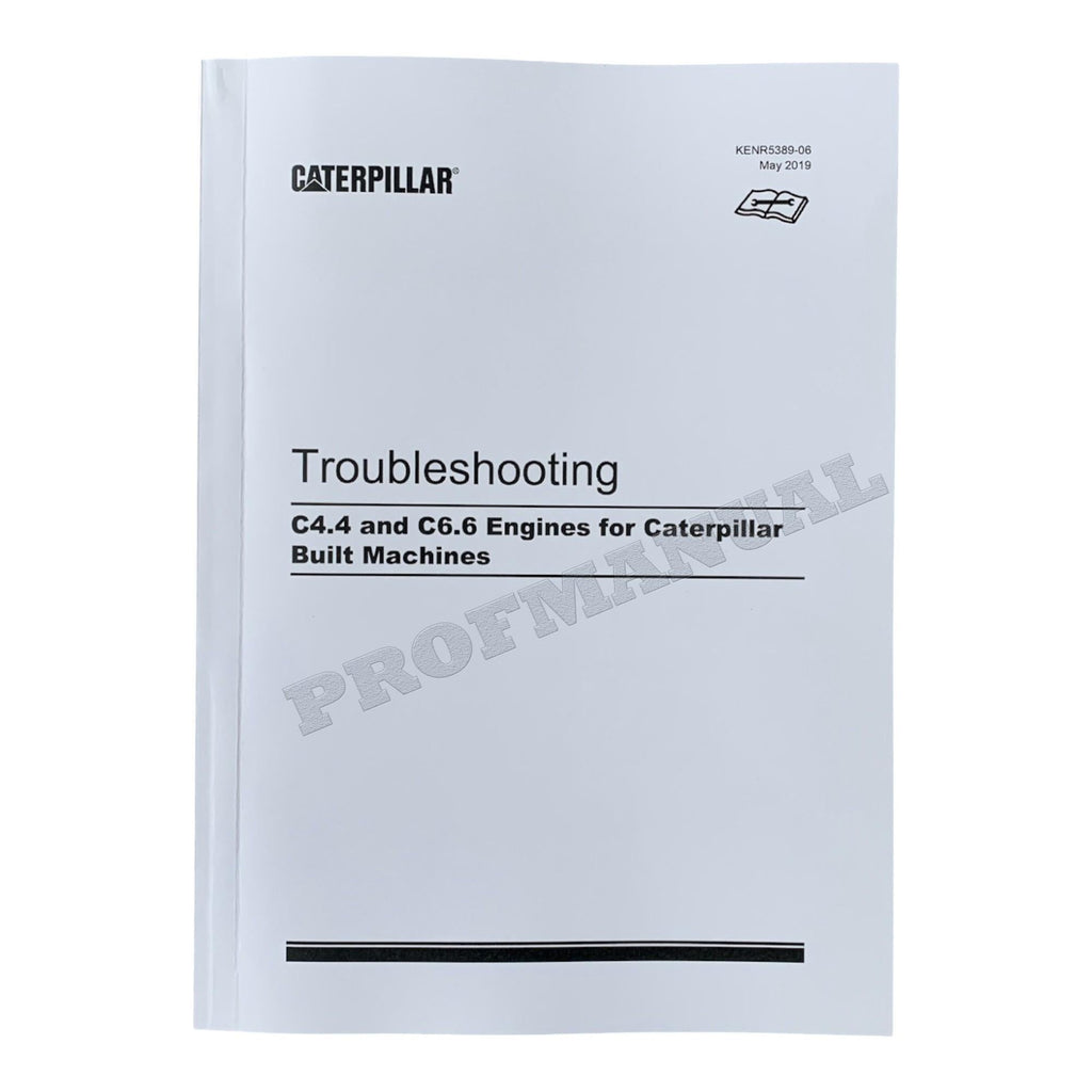 Caterpillar C6.6 Engine Disassem Assem Specif Troubleshooting Service Manual *Send SN