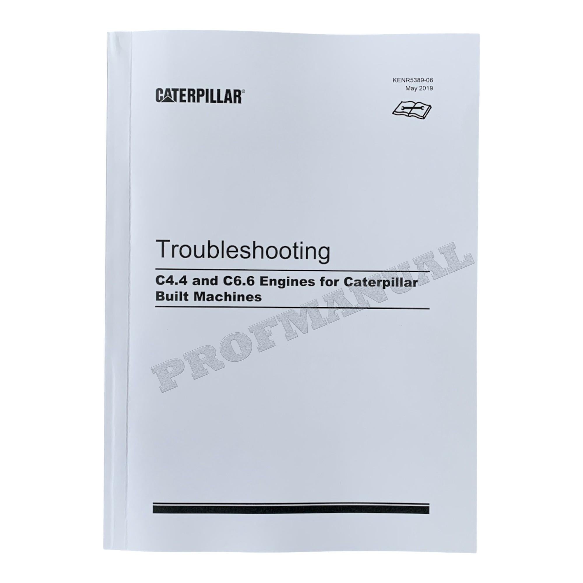 Caterpillar C6.6 Engine Disassem Assem Specif Troubleshooting Service Manual *Send SN