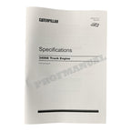 Caterpillar 3406E Truck Engine Full Service Manual *Send serial number