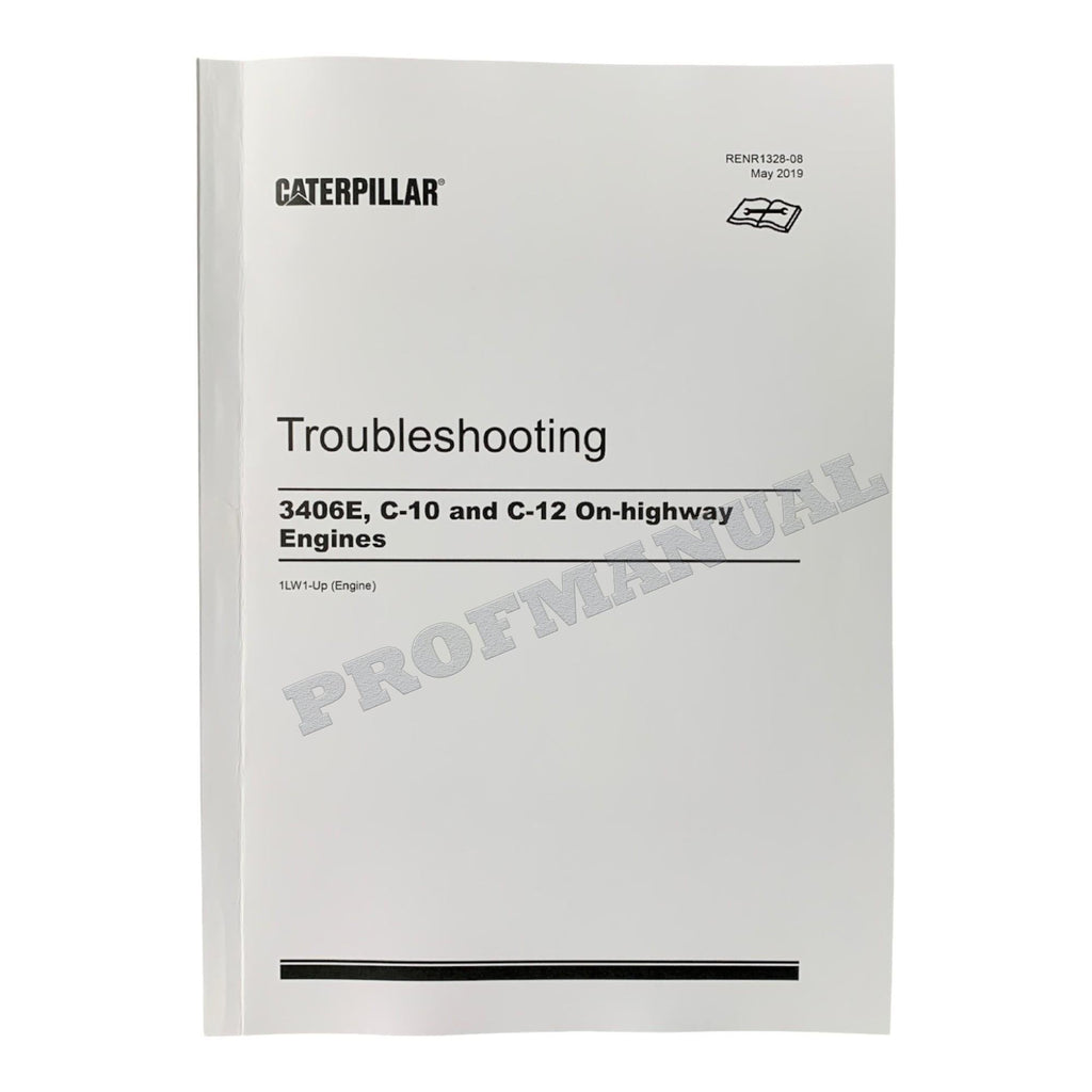 Caterpillar 3406E Truck Engine Full Service Manual *Send serial number