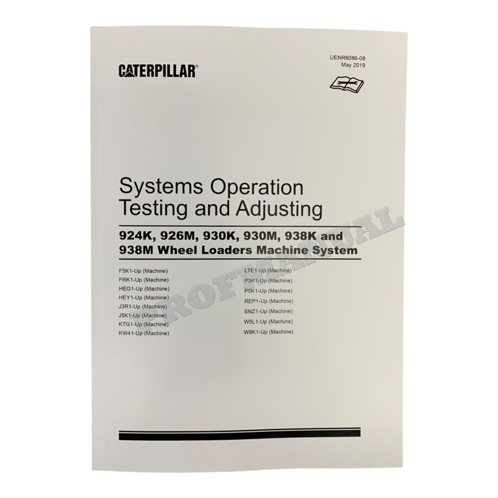 Caterpillar 926M 930M 938M Wheel Loader Full Service Manual 18 books *Send serial number