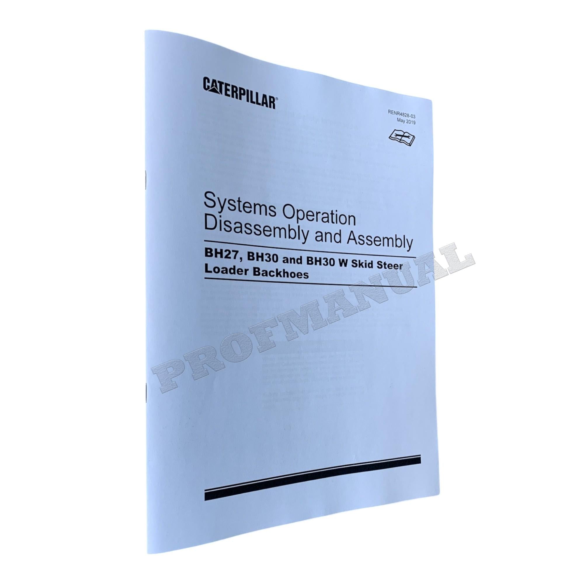 Caterpillar BH30 BACKHOE Full Service Manual *Send serial number