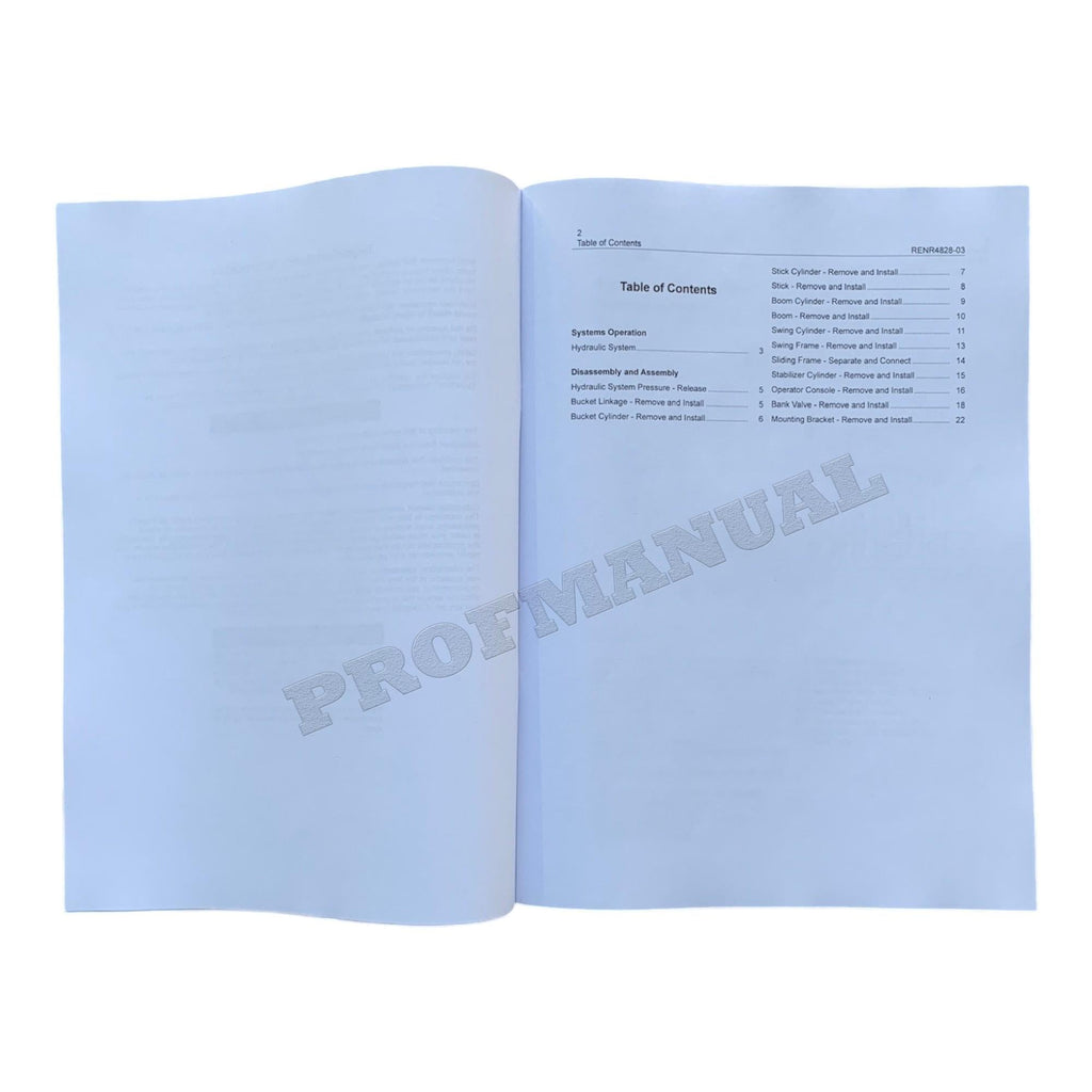 Caterpillar BH30 BACKHOE Full Service Manual *Send serial number
