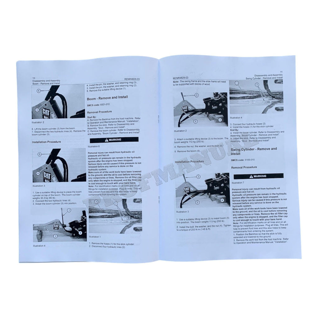 Caterpillar BH30 BACKHOE Full Service Manual *Send serial number