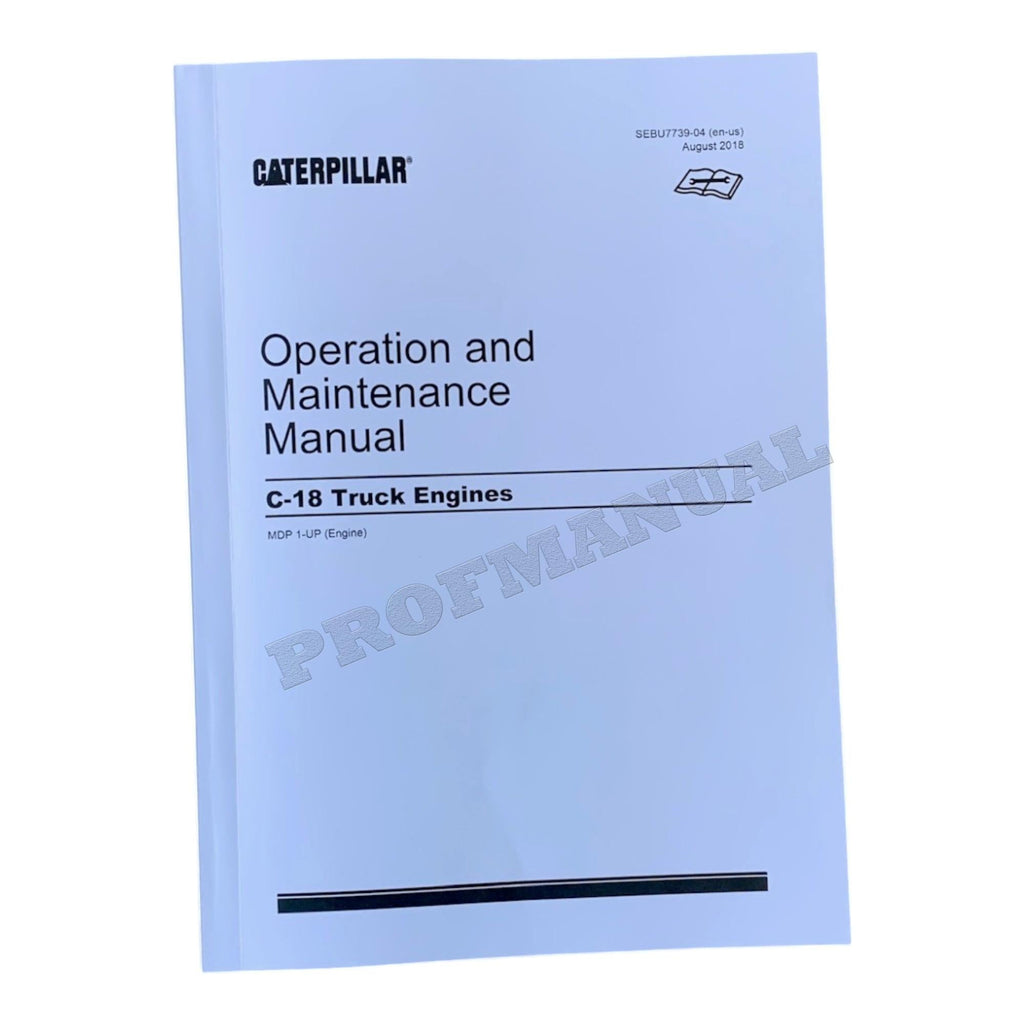 Caterpillar C-15 C-16 C-18 On-highway Engine Full Service Manual