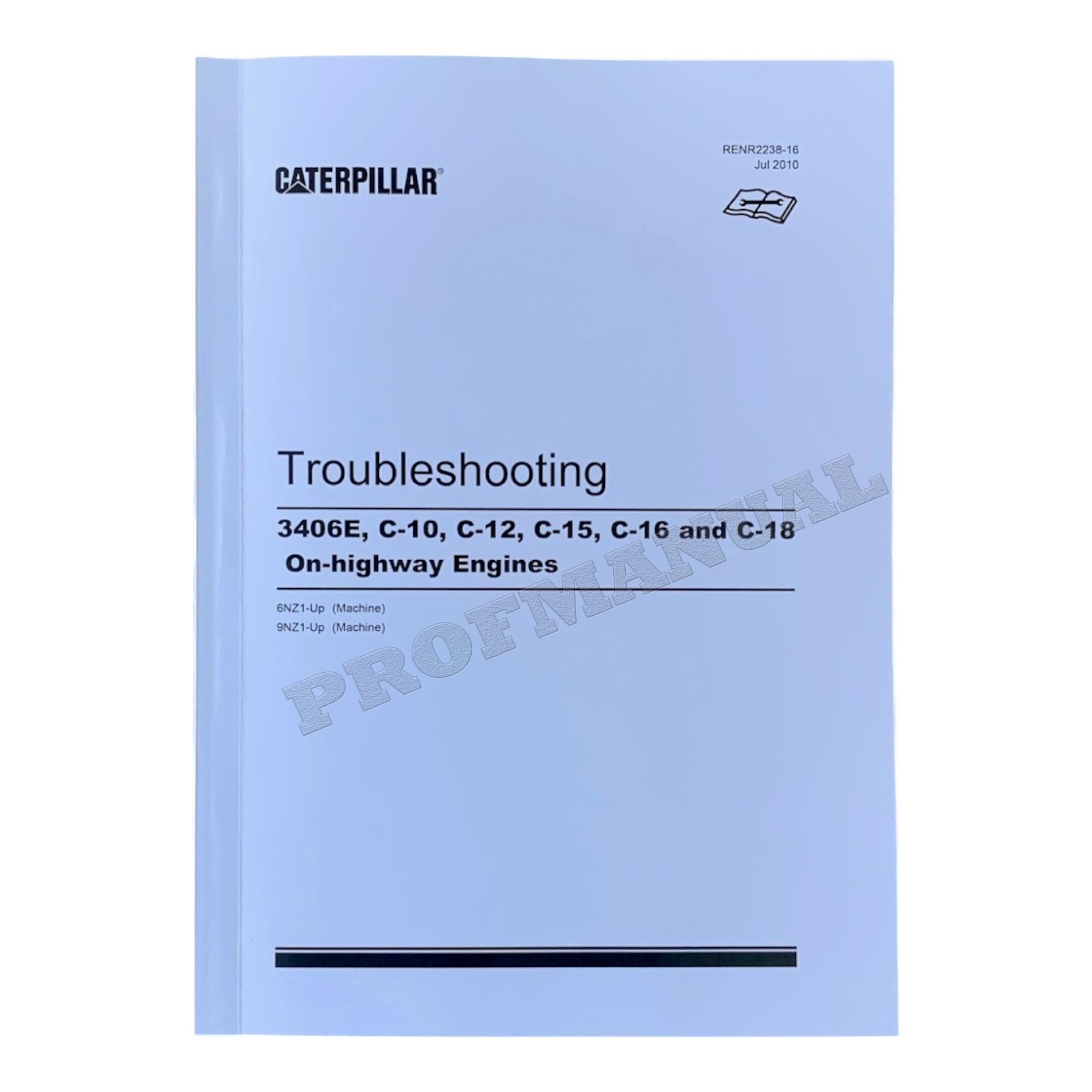 Caterpillar C-15 C-16 C-18 On-highway Engine Full Service Manual