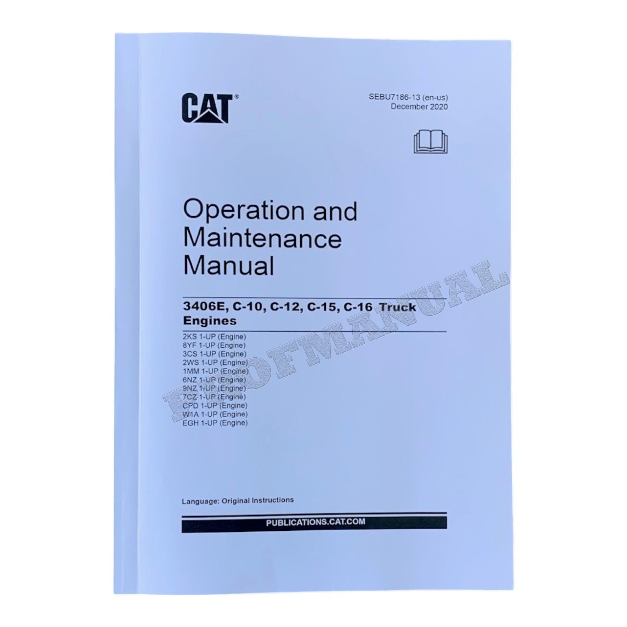 Caterpillar C-15 C-16 C-18 On-highway Engine Full Service Manual