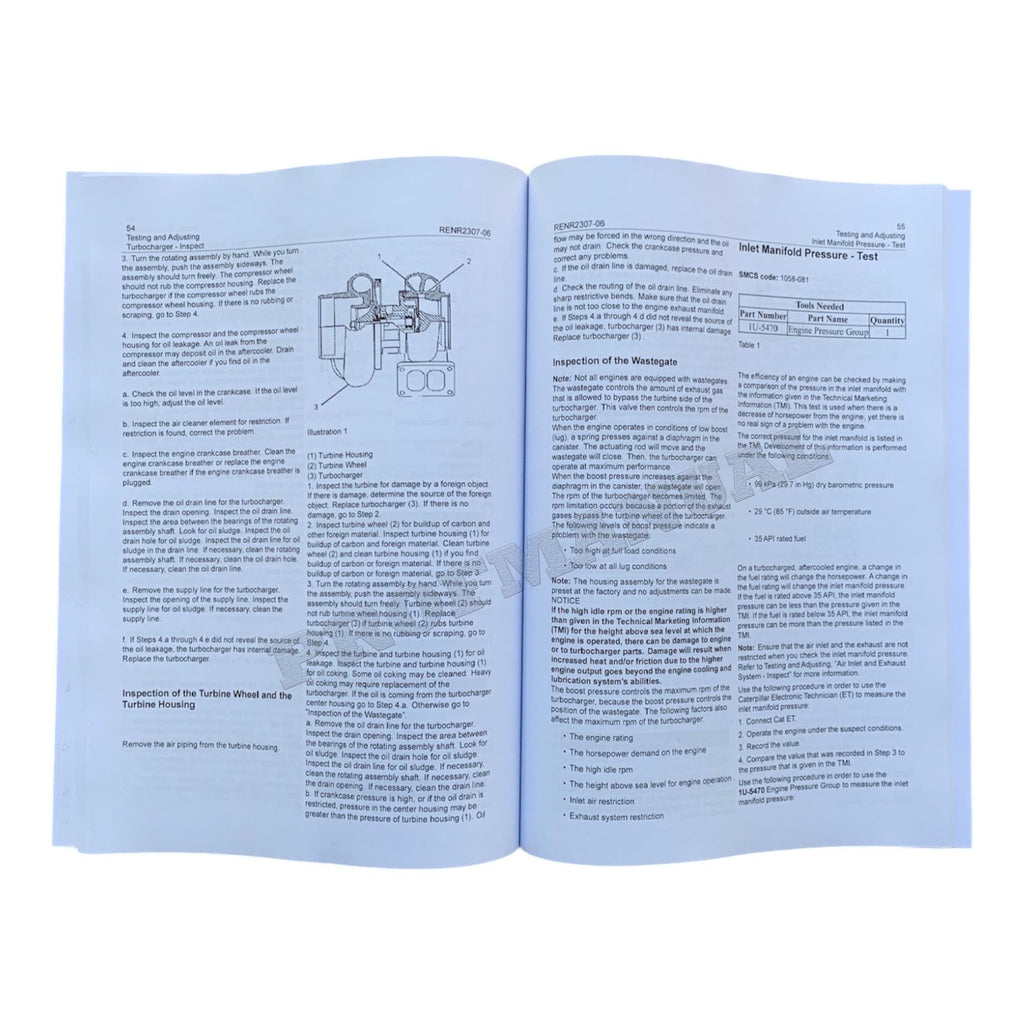 Caterpillar C-15 C-16 C-18 Truck Engine Service Manual 4books