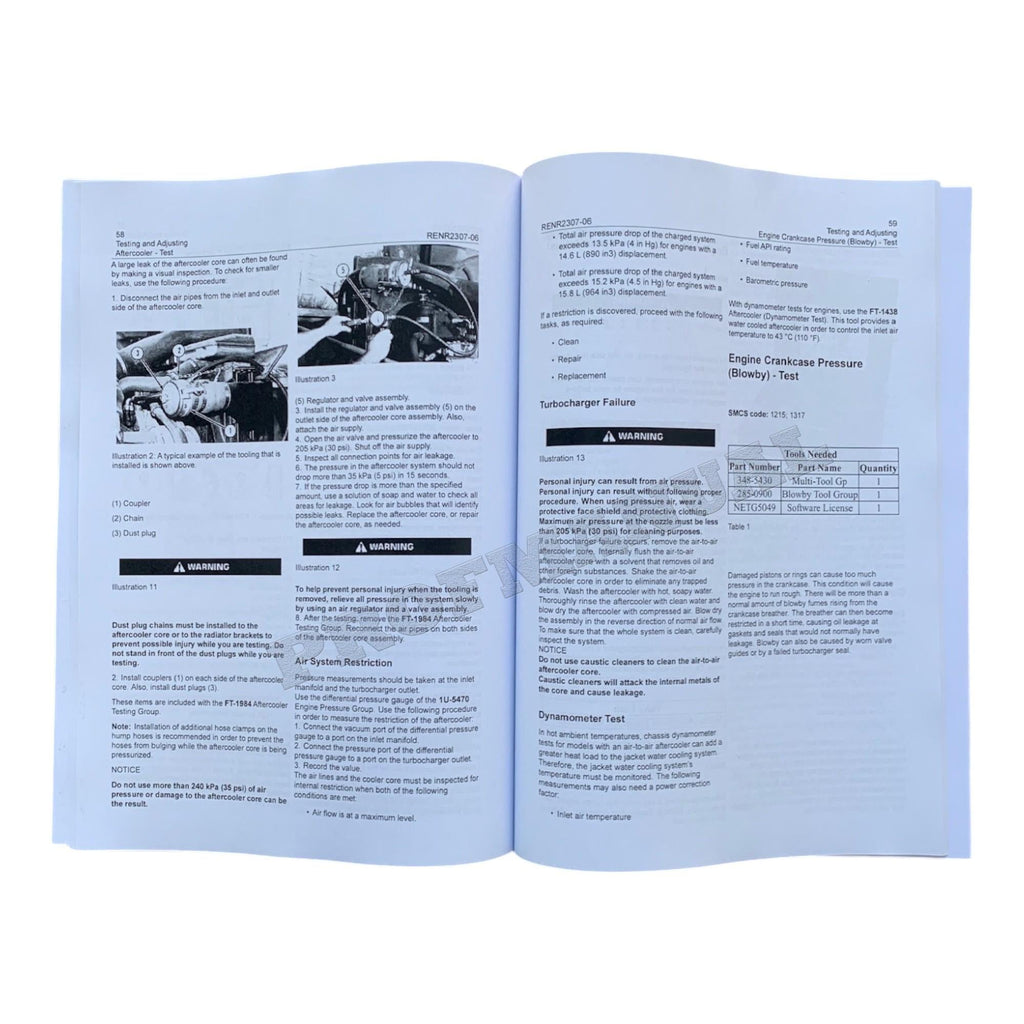 Caterpillar C-15 C-16 C-18 Truck Engine Service Manual 4books