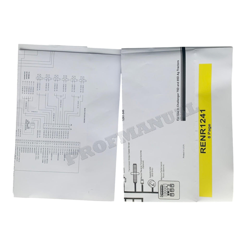 Caterpillar 3176C 3196 Engine Challenger Disassem Assem Test Adjust Manual SET