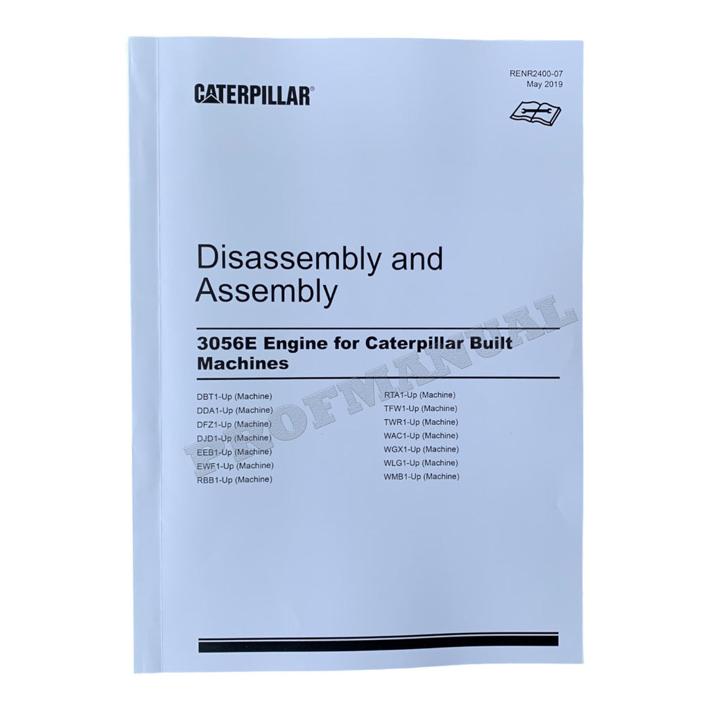 Manual de servicio de desmontaje y montaje del motor Caterpillar 3056E
