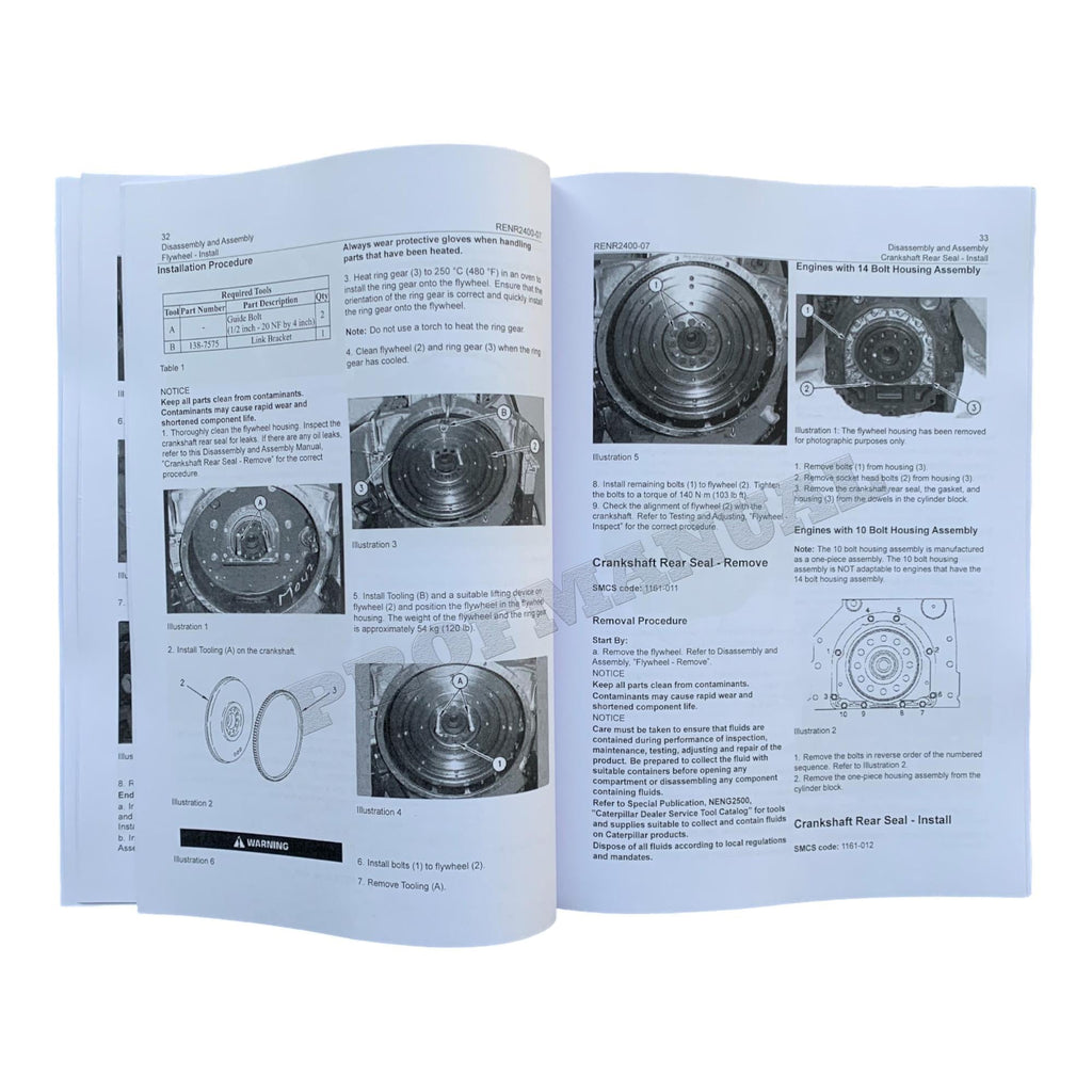 Manual de servicio del motor Caterpillar 3054E 3056E para cargadoras IT28G 924G 924GZ 928G