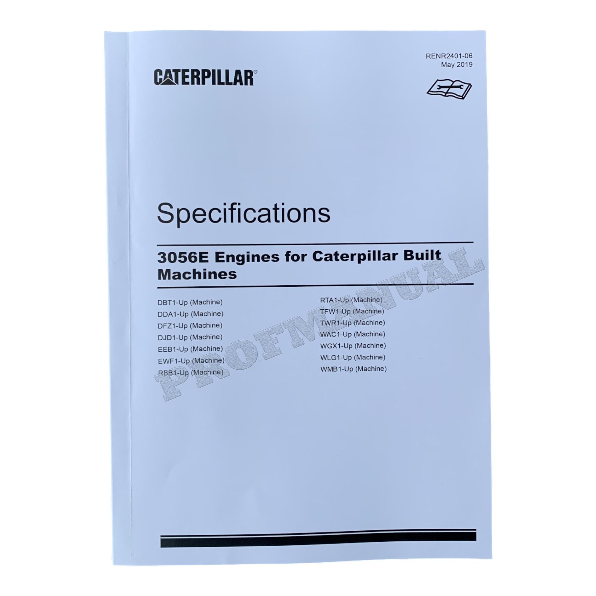 Manual de servicio del motor Caterpillar 3054E 3056E para cargadoras IT28G 924G 924GZ 928G