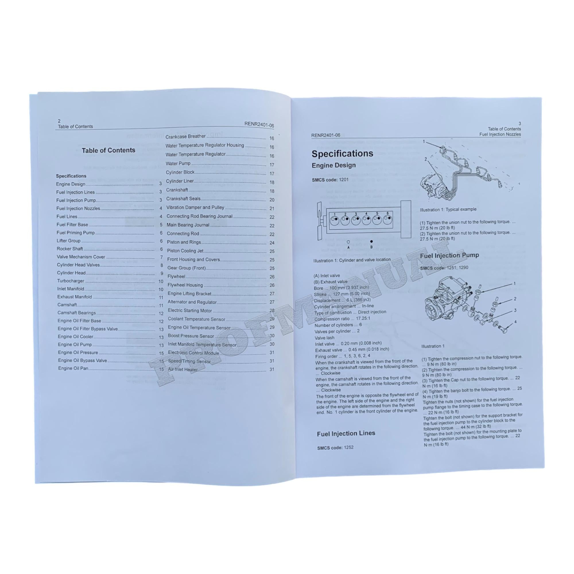Manual de servicio del motor Caterpillar 3054E 3056E para cargadoras IT28G 924G 924GZ 928G