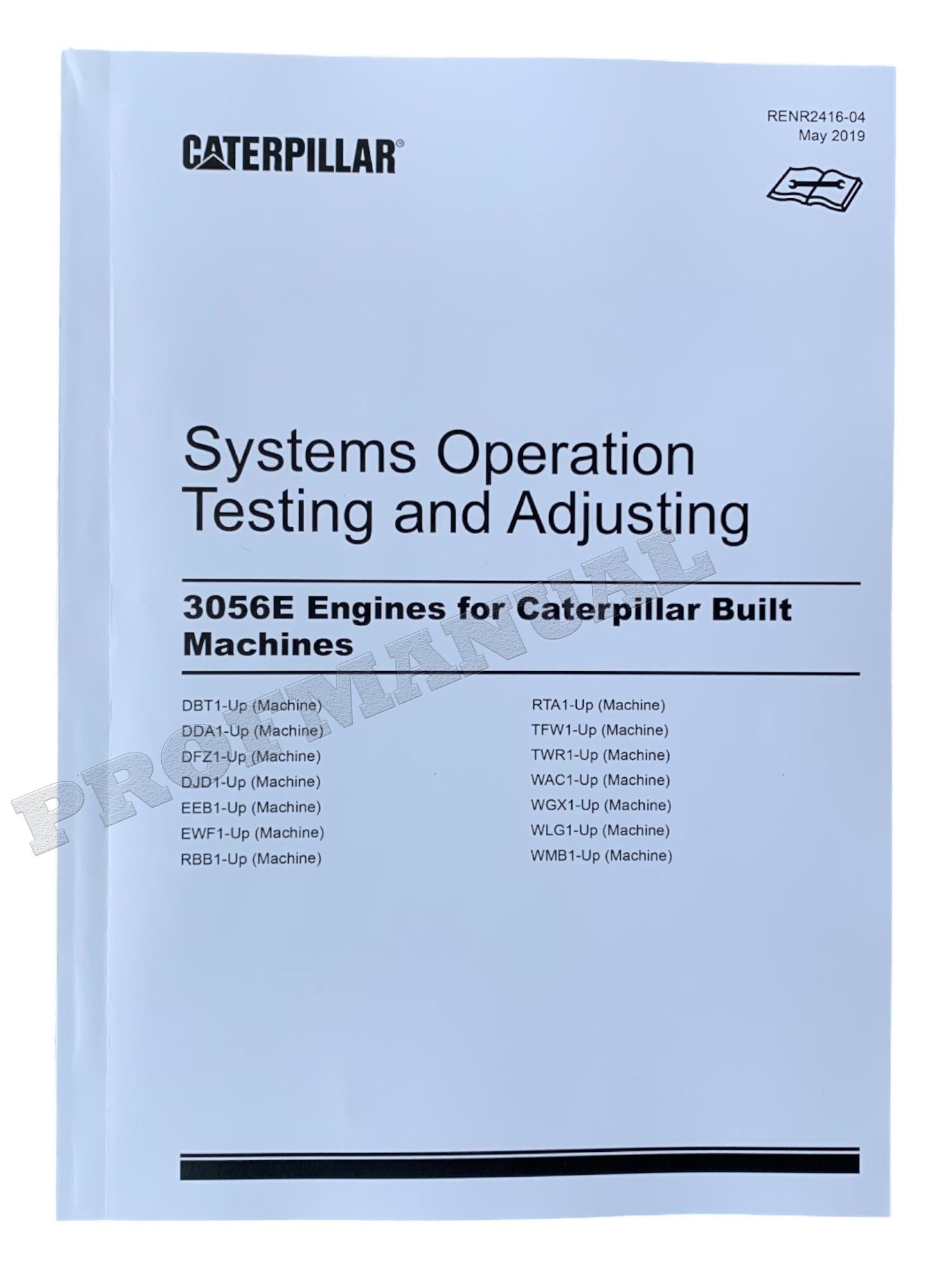 Manual de servicio del motor Caterpillar 3054E 3056E para cargadoras IT28G 924G 924GZ 928G