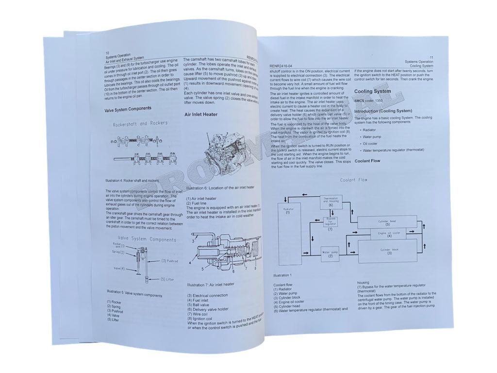 Manual de servicio del motor Caterpillar 3054E 3056E para cargadoras IT28G 924G 924GZ 928G