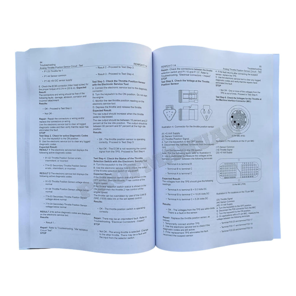 Manual de servicio del motor Caterpillar 3054E 3056E para cargadoras IT28G 924G 924GZ 928G