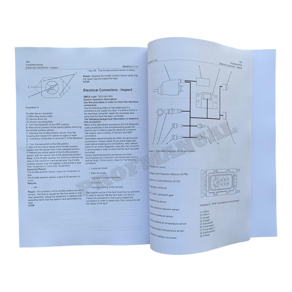 Manual de servicio del motor Caterpillar 3054E 3056E para cargadoras IT28G 924G 924GZ 928G