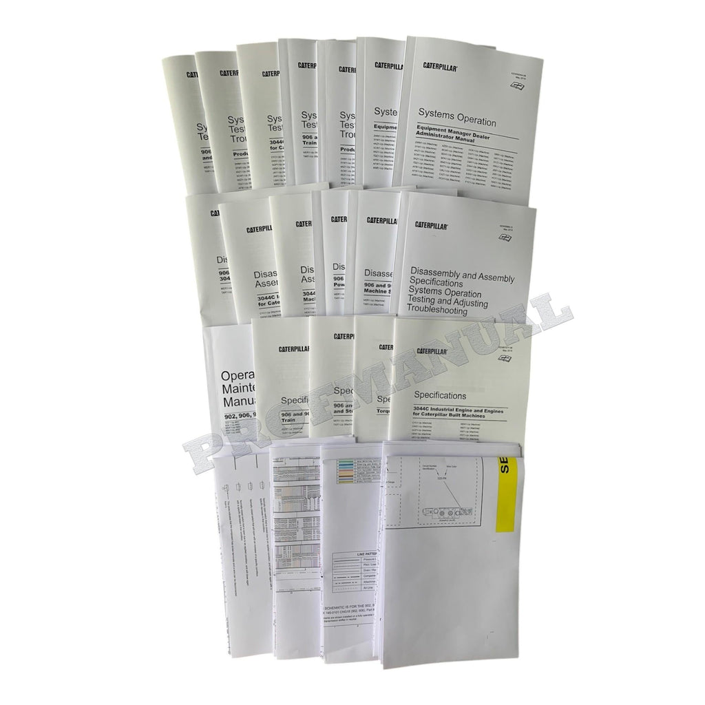 Caterpillar 908 Compact Wheel Loader Full Service Manual *Send serial number