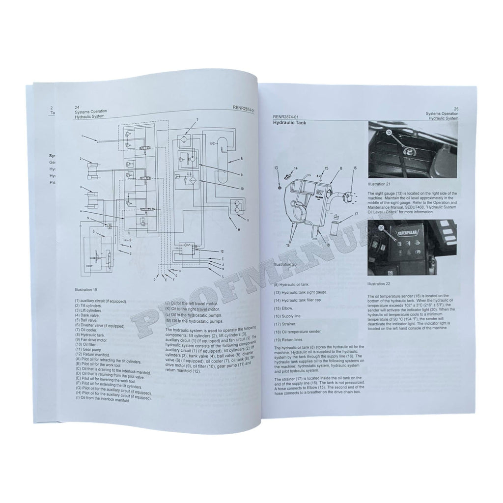Manual de servicio del motor Caterpillar 3034 para minicargadoras 236, 246, 248, 252 y 262 *Enviar número de serie