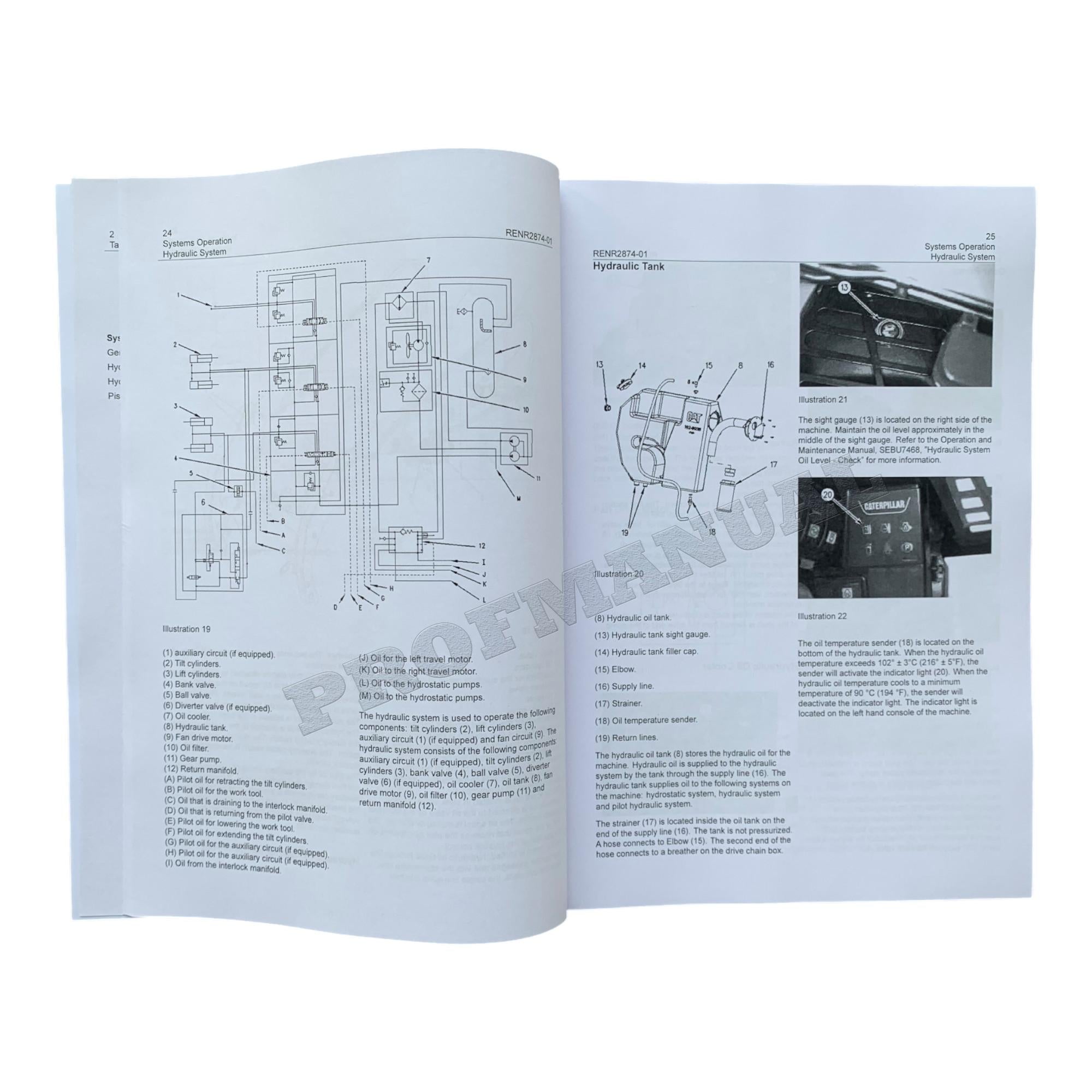 Manual de servicio del motor Caterpillar 3034 para minicargadoras 236, 246, 248, 252 y 262 *Enviar número de serie